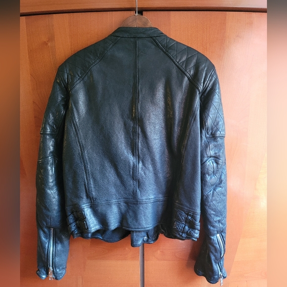 🆕 Burberry Brit Moto Lether Jacket - Picture 3 of 13